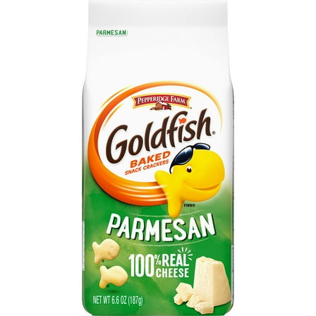 2X - Pepperidge Farm Parmesan Crackers, Snack Crackers, 6.6 Oz Bag