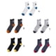 thumbnail image 5 of Qarigey 1 par de calcetines de algodón para hombre, tubo medio, moda, suave, lavable, reutilizable, para correr, ejercicio, Fitness, entrenamiento, Accesorios de calzado Blanco Qarigey AP016493-02, 5 of 6