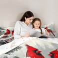 thumbnail image 4 of Feelyou Red Winter Robin Twin Bedding Sets 7-Piece, Kawaii Christmas Bird Bedding Comforter Set, Teens Kids Boys Girls Reversible Sheet Sets, Luxury Bedroom Decor, 4 of 7