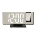 thumbnail image 6 of Frogued Projection Alarm Clock Time Projection Big Screen Adjustable Brightness Snooze Mode Led Mirror Digital Alarm Clock Bedroom Supplies (Red A,1pc), 6 of 13