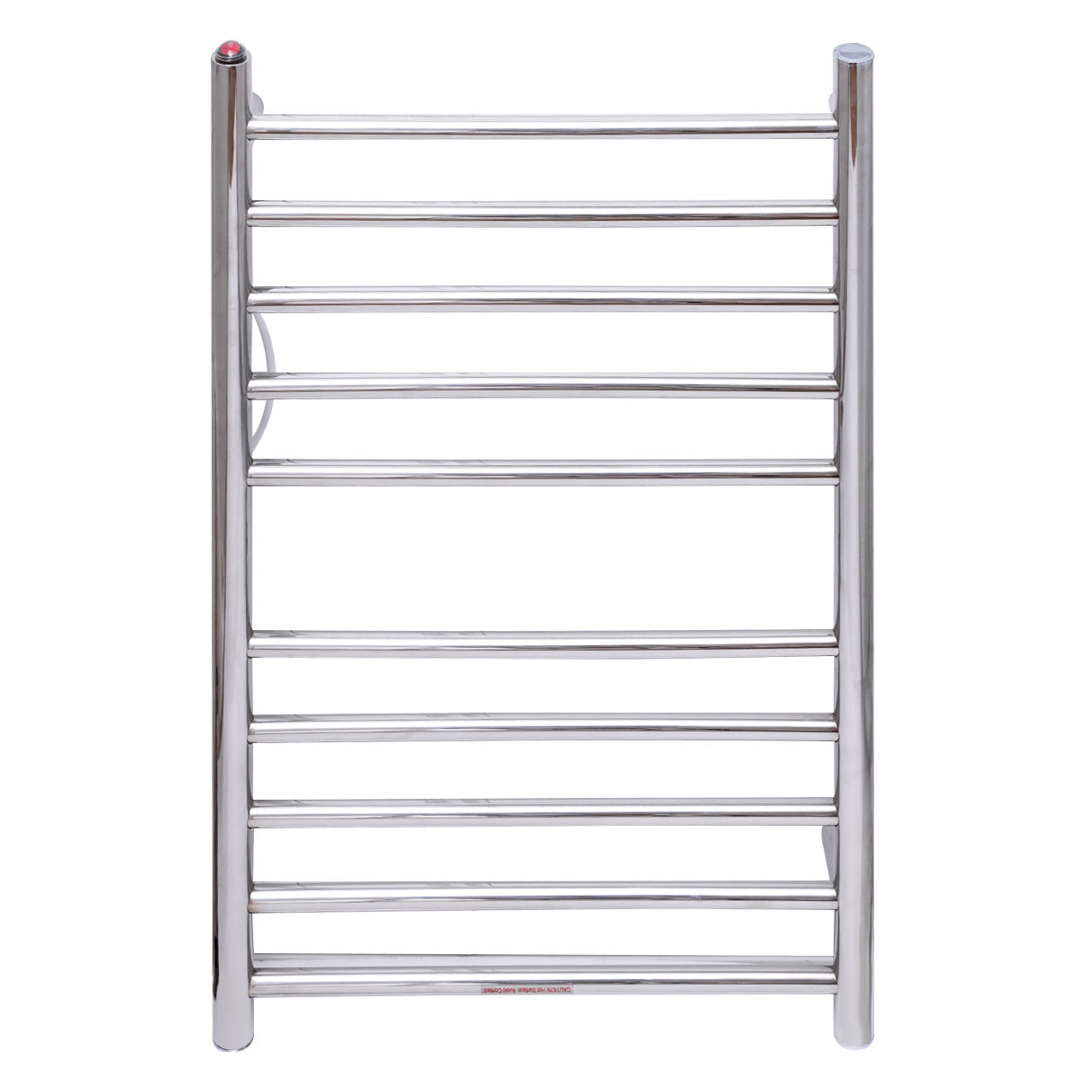 Costway Electric Towel Rail Rack 10bar Rung Heated Bathroom Warmer