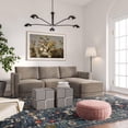 thumbnail image 7 of Tov Furniture Willow Taupe Modular Sectional, 7 of 7