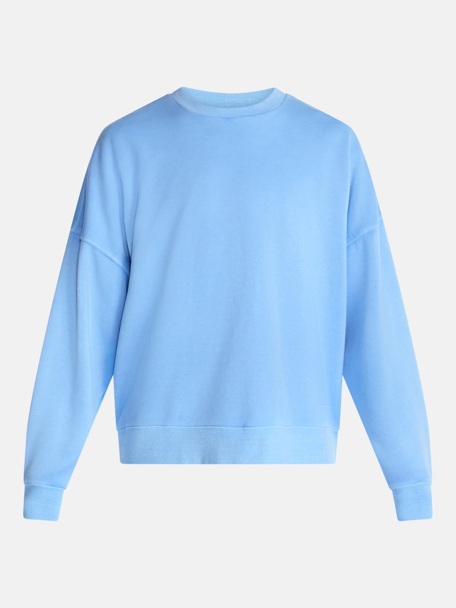 No Boundaries Crewneck Fleece Sweatshirt with Long Sleeves, Men's XS-4XLT