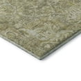 thumbnail image 3 of Addison Rugs Mayfield Premium Machine Washable Traditional Damask Sage Round Rug, 8' x 8', 3 of 5