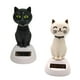 thumbnail image 1 of Estatuilla de la Cabeza de Bobble Macarena 2 Juguetes de Baile Solar Gato Escultura Energía Solar, 1 of 2