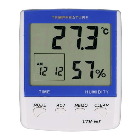 

Temperature And Humidity Meter Thermometer Hygrometer -10 Degrees Celsius ~60 Degrees Celsius LED For Home For Indoor For