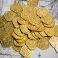 thumbnail image 2 of Réplica de doblón español dorado de Beverly Oaks de Pirate Coins x50, 2 of 5