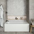 thumbnail image 2 of Streamline NAL-5240-ORB 60 in. x 30 in. Acrylic Left-Hand Drain Alcove Bathtub in Glossy White With External Drain in Matte Oil Rubbed Bronze, 2 of 10