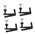 thumbnail image 3 of MERIGLARE 4 Pieces Violin Fine Tuners Anti Rust Premium Aluminum Alloy for Easy Tuning black, 3 of 9