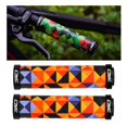 thumbnail image 4 of Cómodos puños de manillar de bicicleta, tubo protector de silicona antideslizante para bicicleta de 22,2mm, , engranaje fijo al aire libre, montaña Naranja Violeta Baoblaze Puños de manillar de bicicleta, 4 of 7