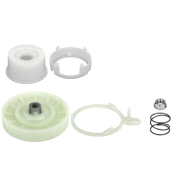 Replacement Washer Pulley Clutch Kit for Whirlpool Washing Machine DIY Installation, Drive Pulley and Cam Replacement