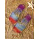 thumbnail image 2 of Fashionable Slides For Women, Colorblock Single Band Plastic Slippers, 2 of 5
