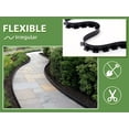 thumbnail image 5 of BSHAPPLUS® 2in x 40ft  No Dig Landscape Edging Kit with 45 Unbreakable Steel Stakes, Flexible HDPE Garden Lawn Border, DIY Easy Install Landscape Border for Flower Bed Tree Ring Pathway Patio, 5 of 10