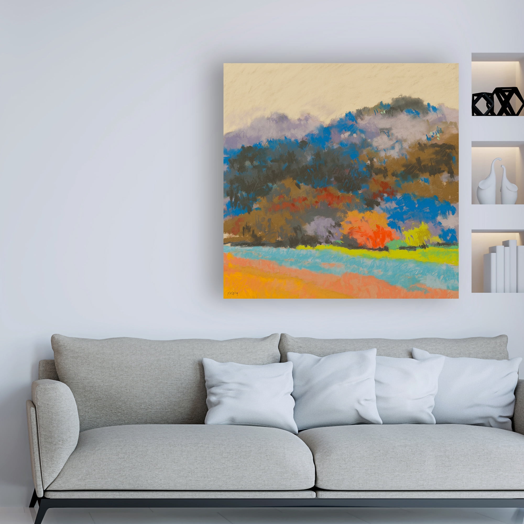 Trademark Fine Art 'Fox Farm Woods 3' Canvas Art by Mike Kell