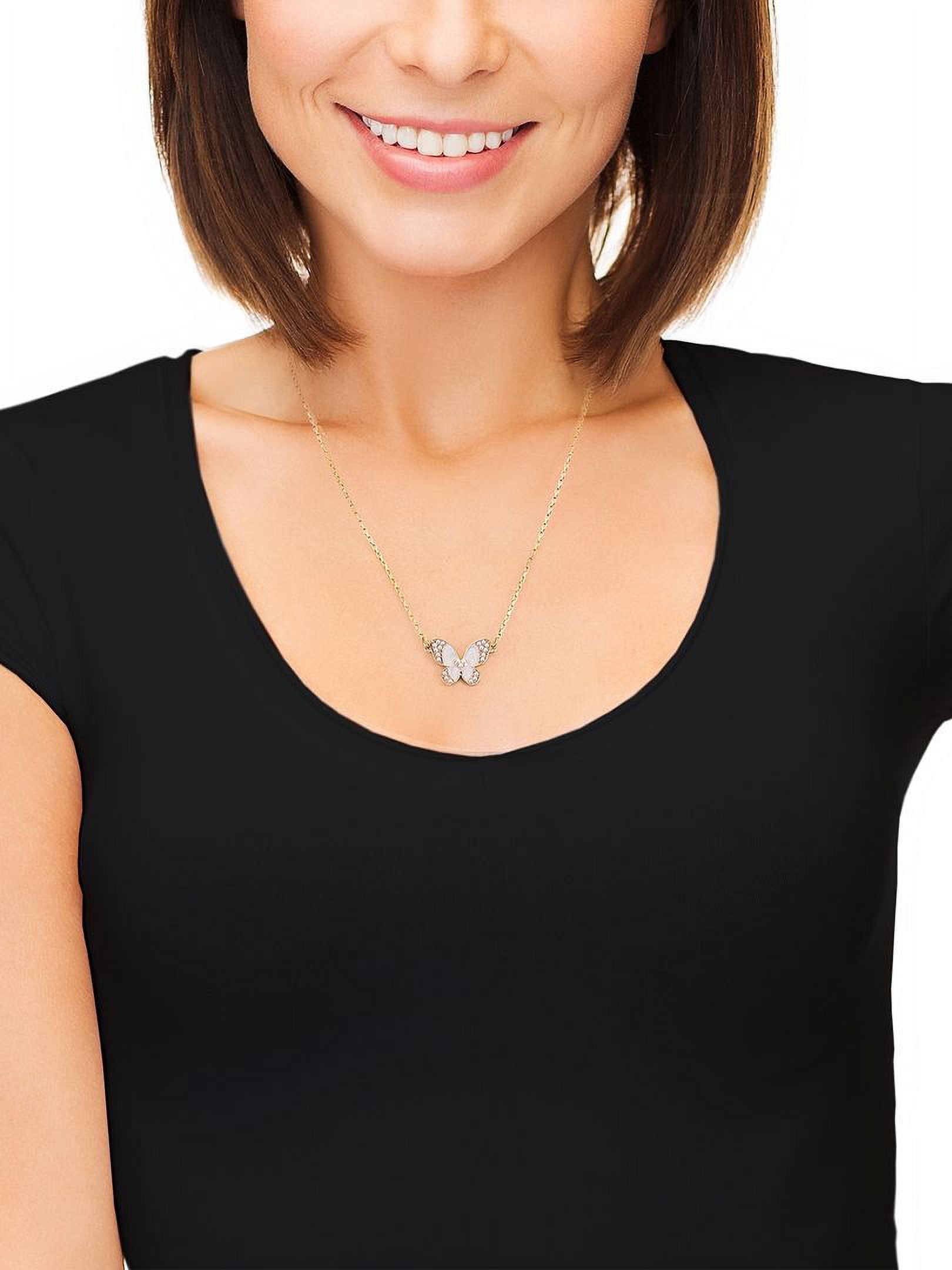 Packed Party Women's Goldtone Flutter-By Butterfly Motif Necklace