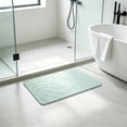 thumbnail image 4 of BSMAT Stone Bath Mat Diatomaceous Earth Shower Mat, 24"x16" Extra Thick Ultra Soft Bath Mat, Non-Slip Super Absorbent Diatomite Stone Mats for Bathroom Floor, Quick-Drying Easy to Clean(Mint Green), 4 of 6