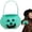 Mint Green, variant on Halloween Pumpkin Candy Bags for Kids, Trick or Treat, Non-Woven Pumpkin Buckets Trick or Treat Bags Holder Handbag for Kids Costume Party Favors Supplies