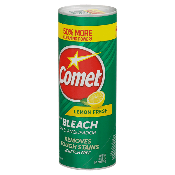 Comet Lemon Fresh Powder Cleanser with Bleach 21 Oz Scratch Free