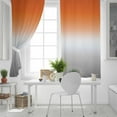 thumbnail image 5 of Fsddascl Burnt Orange Gray Ombre Blackout Curtains for Bedroom/Living Room, Thermal Insulated Kitchen Curtains, Modern Gradient Abstract Art Grommet Darkening Window Treatment Drapes 27.5"x39"x2, 5 of 8