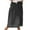 Black, variant on RUTAYY Women Casual Skirts With Pockets Plus Size Maxi Skirts High Waist Pleated Skirt Long A-Line Skirts Flowy Travel Skirt Solid Color Smocked Boho Pleated Skirts