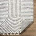 thumbnail image 3 of Hauteloom Cassie Living Room, Bedroom Area Rug - Contemporary - High Pile - Cream, Peach - 3'11" x 5'7", 3 of 6