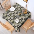thumbnail image 2 of Pioneer Flower Floral Print Pattern Square Tablecloth, Waterproof Wipeable Spillproof Washable Table Cover for Home Kitchen Party and Daily Decor 52"x52", 2 of 6