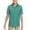 Aqua, variant on Boy's Embroidered Short Sleeve Wedding Baptism Kids Button-Up Guayabera Shirt (White, XXS (2-3 yrs))