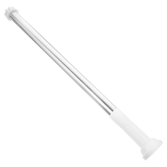 Shisuyan Stainless Steel Bathroom Shower Curtain Rod Adjustable Shower Curtain Tension Rod