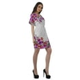 thumbnail image 4 of Moomaya Robes Modestes Femmes Robe Imprimée Shorts Femmes Col en V Tenue Décontractée, 4 of 6