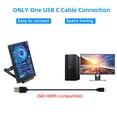 thumbnail image 4 of relayinert Gamer S Choice Wide Compatibility Mini Screen CPU Easy To Computer Monitors Secondary Screen black, 4 of 6