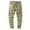 Khaki, variant on Men's Cargo Pants Work Cotton Drawstring Elastic Waist Joggers Zipper Sports Trousers with Multi Pockets Outwear