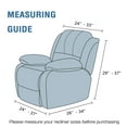 thumbnail image 4 of PrimeBeau Recliner Slipcover Fabric, Charcoal Gray, 4 of 7