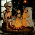 thumbnail image 5 of BiFandian Halloween Lights Decorations Indoor, Skeleton & Ghost Statue Lights Decor, Bonfire Night Light Ornament for Halloween Home Tabletop Decoration, 5 of 8