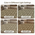 thumbnail image 6 of ODIKA 3'x5' Olive Green Geometric Elegance Washable Accent Rug Chic Abstract Motifs with Modern Flair for Bedside, Nursery Room, Pet Friendly & Non-Shedding, 6 of 6