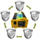 thumbnail image 4 of inversor de energía para coche Inversor de potencia para la fuente de alimentación de automóviles y camiones Negro 110V A Fanmusic inversor de energía para coche, 4 of 6