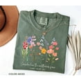 thumbnail image 3 of Christian Wildflower T-Shirt – Comfort Colors Bible Verse Tee, Religious Faith Shirt, Christian Gift for Women & Men, 3 of 8