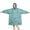 Colorful Games Controller, variant on Wearable Oversized Blanket,Colorful Games Controller Blue Pattern Wearable Blanket Hoodie for Adults,Cozy Hooded Blankets with Super Pockets,Super Warm Fuzzy Pullover for Women & Men