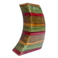 thumbnail image 6 of Contemporary Copper Red Gold Ceramic Foil and Lacquer Leaning Vase, 6 of 8