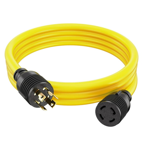 Heavy Duty 10 FT 30 Amp Generator Extension Cord NEMA L14-30P 7500 Watt