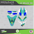 thumbnail image 4 of Kalair GFX Graphics Kit for Kawasaki KX85 (2014-2021) Throwback Series, 4 of 5