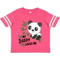 thumbnail image 3 of Inktastic My Daddy Loves Me- Cute Panda Boys or Girls Toddler T-Shirt, 3 of 5