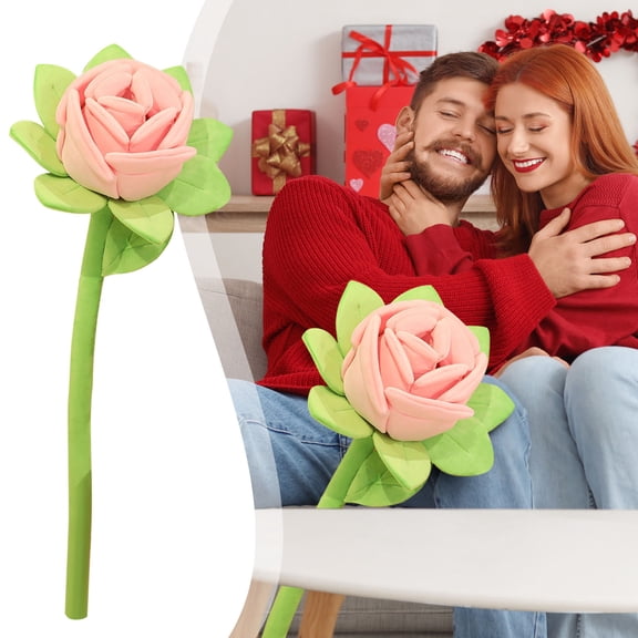Surpdew 43In Giant Red Rose Huge Artificial Flowers Jumbo Rose Props Big Large Flower Props For Decoration Creative Gift For Wedding Anniversary Birthday Mother'S Day B 43Inch