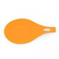 thumbnail image 3 of MKBL Soft Silicone Spoon Ladle Holder Mat Cooking Utensil Shelf Holder Stand Mat(1 Piece, yellow), 3 of 4