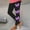 Purple, variant on Fznquz Pull On Pants for Women Athletic Yoga Leggings Football Print Gym Casual Brown Trouser XXL