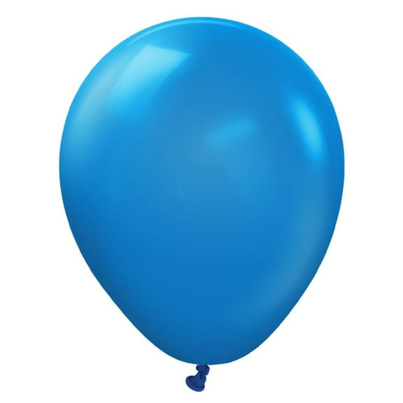 5 inch Kalisan Standard Blue Latex Balloons (100 Pack) - Party Supplies Decorations