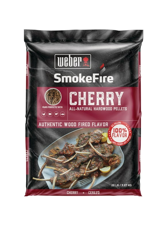 1 PK, Weber SmokeFire 20 Lb. Cherry Wood Pellet