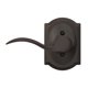 thumbnail image 2 of SCHLAGE F10 ACC 716 CAM Camelot Trim With Accent Hall And Closet Lever, Aged Bronze, 2 of 7