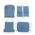thumbnail image 2 of PT. RUDANT MAJU SELARAS Josiah Glider Rocking Chair Replacement Cushions Set BLUE, 2 of 5