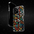 thumbnail image 6 of DistinctInk Hybrid (Acrylic / TPU) Clear Slim Fit Case for Apple iPhone 13 Pro MAX (6.7" Screen) - "Vibrant Christian Crosses in Minimalistic Pattern", 6 of 8