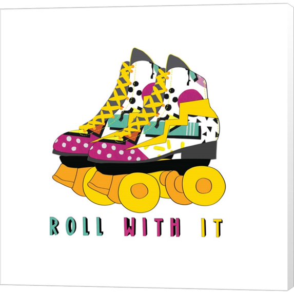 Great Art Now Roll With It by Jen Bucheli, Canvas Wall Art, 12W x 12H
